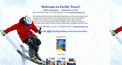 Desktop Screenshot of pacificteaze.com