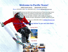 Tablet Screenshot of pacificteaze.com